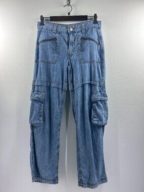 Aeropostale Low Rise Parachute Cargo Jeans - Size 4